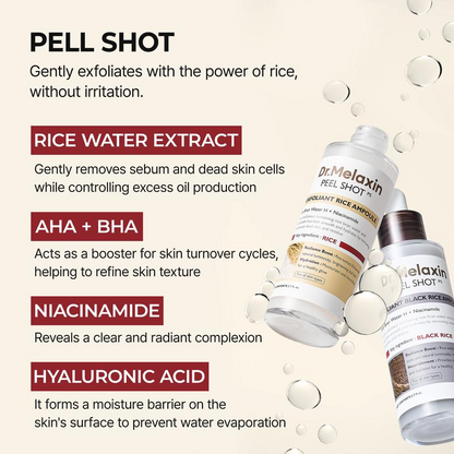 Dr.Melaxin Peel Shot Ampoule Duo (white+black)